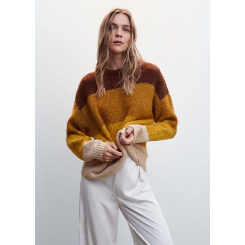 Pull-over en maille à rayures - Mango - Modalova