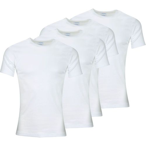 Tee-shirt col rond, lot de 4, COTON BIO - Athena - Modalova