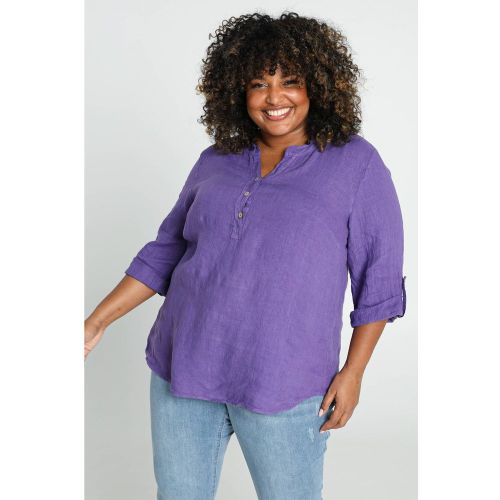 Blouse Iris unie en lin Iris - PAPRIKA - Modalova