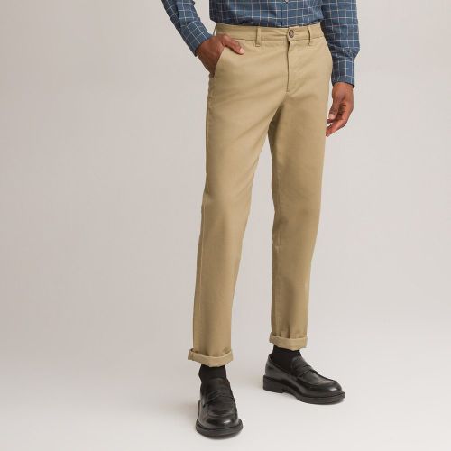 Pantalon chino coupe regular, en coton bio - LA REDOUTE COLLECTIONS - Modalova
