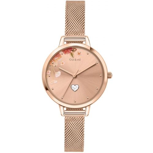 Montre analogique en acier FLEURETTE - OUI & ME - Modalova