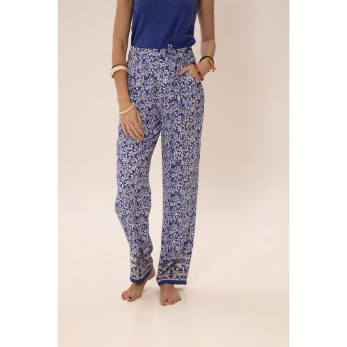 Pantalon fluide imprimé taille haute Exuberant - PALEM - Modalova