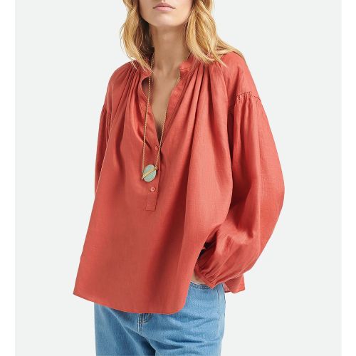 Blouse col v NIPOA en lin, manches longues - VANESSA BRUNO - Modalova