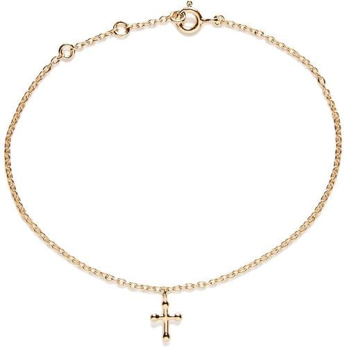 Bracelet vermeil mini croix - AGNES DE VERNEUIL - Modalova