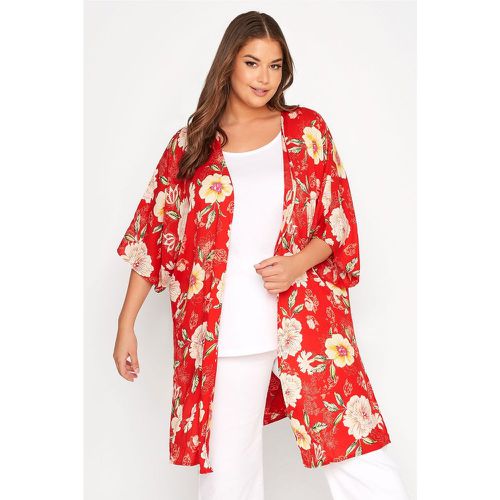 Kimono floral style long - YOURS CLOTHING - Modalova
