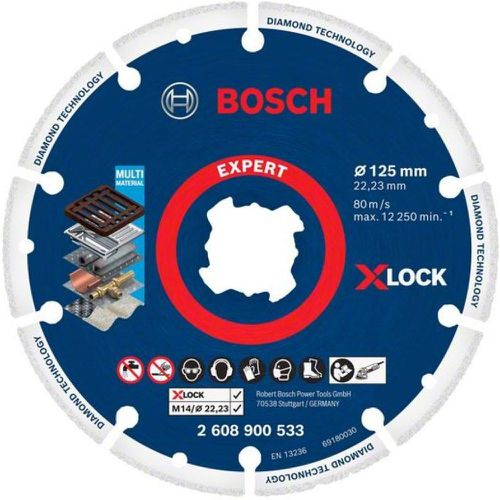 Disque à tronçonner diamanté X-Lock Ø125 mm - Bosch - Modalova
