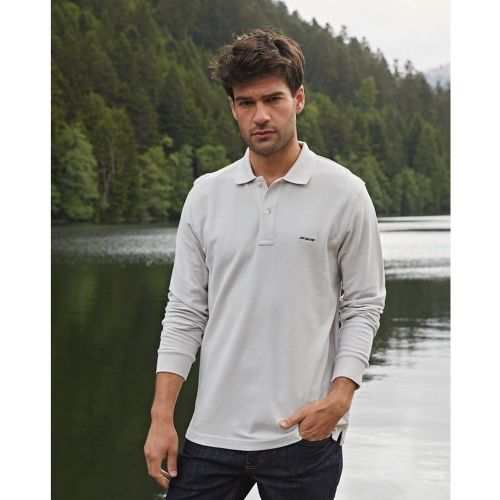 Polo regular fit robin uni à manches longues - MISE AU GREEN - Modalova