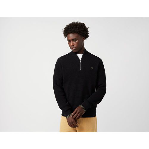 Waffle 1/4 Zip Sweatshirt - Fred Perry - Modalova