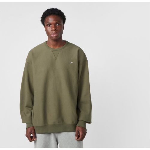 Nike Solo Swoosh Fleece Crew, Green - Nike - Modalova