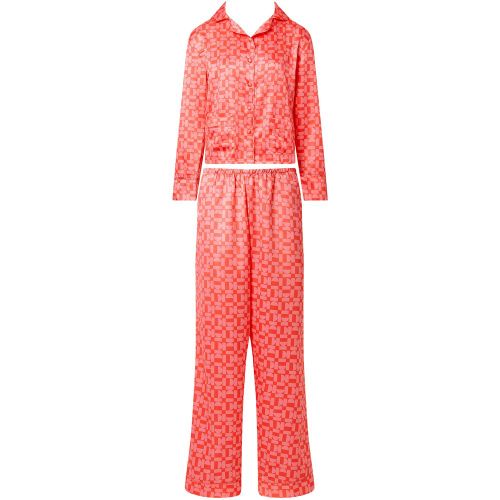 Bluebella Pyjama Long en Satin Luxueux Tabitha Corail chaud/ vif - Bluebella - FR - Modalova