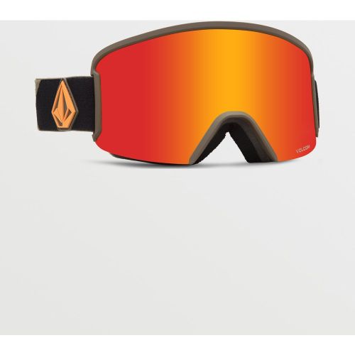 Masque de snow Garden Military/Gold (+ écran bonus Yellow Chrome) - Volcom - Modalova