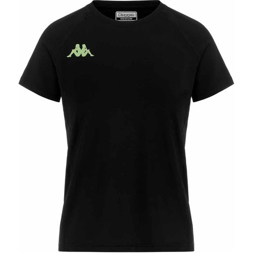 T-Shirt Kombat Fiba Noir Femme - Kappa - Modalova
