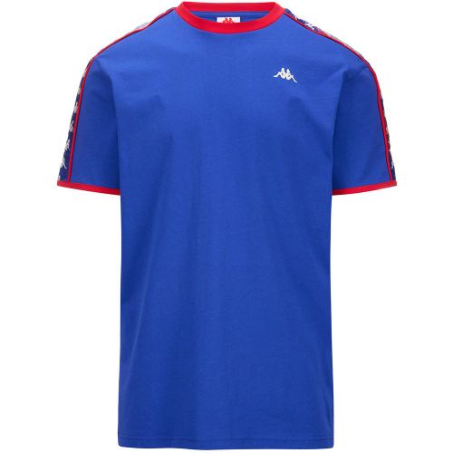 T-shirt 222 Banda Lilogt Graphiktape Bleu - Kappa - Modalova