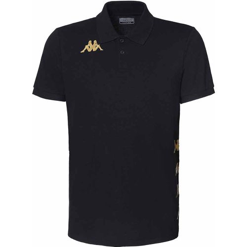 Polo Gastio Noir Enfant - Kappa - Modalova