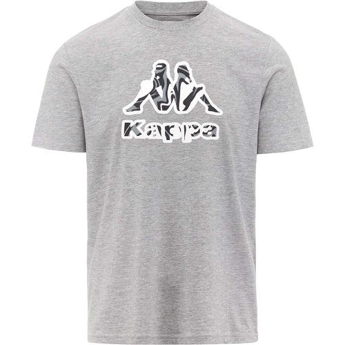 T-shirt Logo Fioro Gris Homme - Kappa - Modalova