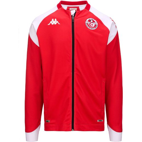 Veste Arun Tunisie 23/24 Rouge - Kappa - Modalova