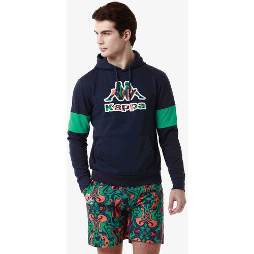 Hoodie Logo Frofio Bleu Homme - Kappa - Modalova