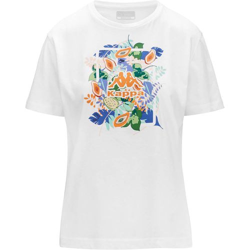 T-shirt Logo Frienda Blanc Femme - Kappa - Modalova