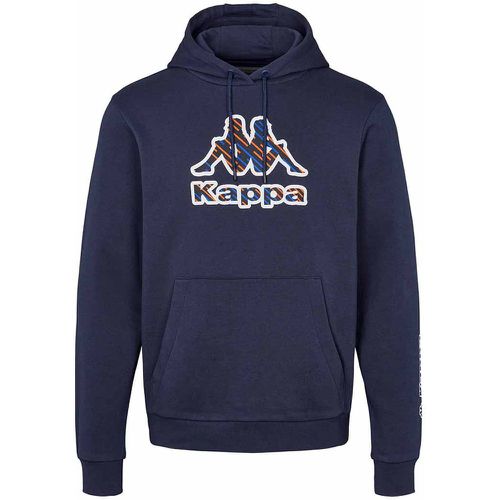 Hoodie Logo Fetro Bleu Homme - Kappa - Modalova