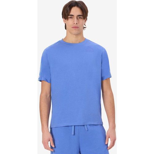 T-Shirt Tape Gramio Bleu Homme - Kappa - Modalova