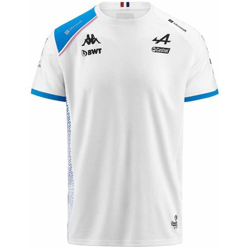T-Shirt Abolim BWT Alpine F1 Team 2023 Blanc - Kappa - Modalova
