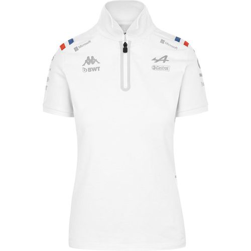 Polo Ashaw BWT Alpine F1 Team Blanc Femme - Kappa - Modalova