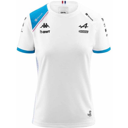 T-Shirt Aboliw BWT Alpine F1 Team 2023 Femme Blanc - Kappa - Modalova