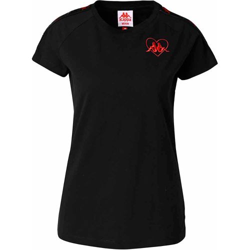 T-shirt femme Lina Authentic Noir - Kappa - Modalova