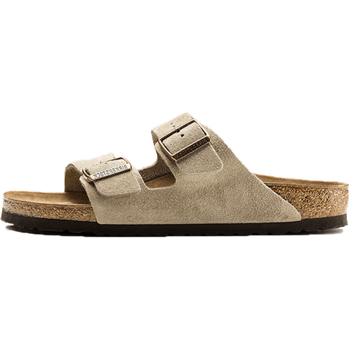 Arizona Suede Leather Taupe - Birkenstock - Modalova