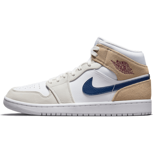 Air Jordan 1 Mid Tan Suede Navy - Air Jordan - Modalova