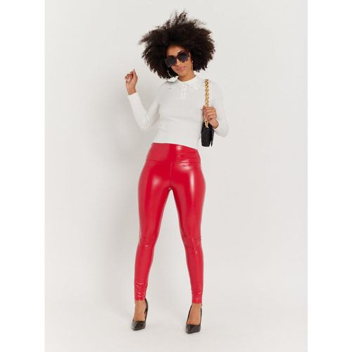 Legging taille haute en simili cuir | Couleur: | Taille: S - My Store - Modalova