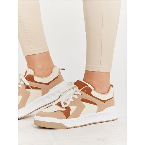 Sneakers beige et camel | Taille: 37 | Couleur: - My Store - Modalova