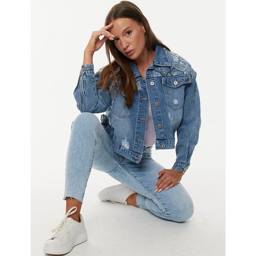 Veste en jean brodée | Couleur: | Taille: L - My Store - Modalova