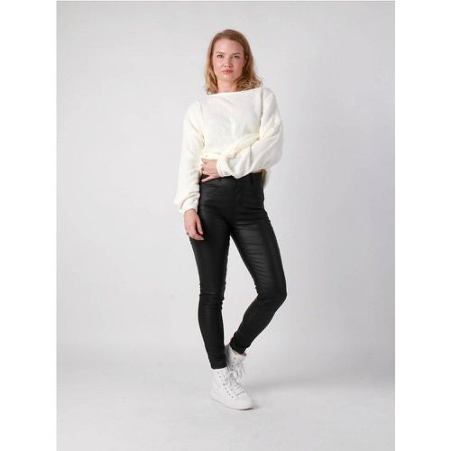 Pantalon en simili cuir avec bouton et fermeture éclair | Couleur: | Taille: XS - My Store - Modalova