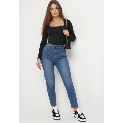 Jean mom fit avec taille haute | Couleur: | Taille: XS - Naumy - Modalova