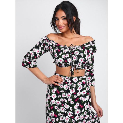 Ensemble deux pieces top et jupe à fleurs | Couleur: | Taille: S/M - My Store - Modalova