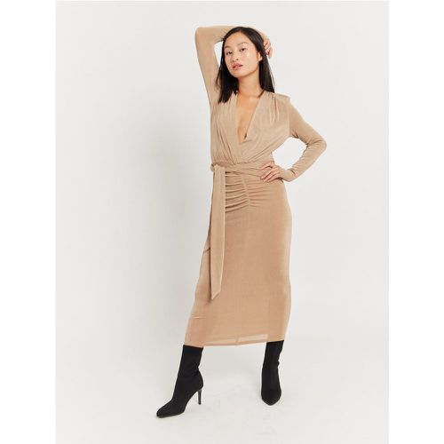 Robe midi avec ceinture châle | Couleur: | Taille: S/M - My Store - Modalova