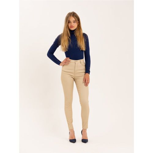 Pantalon skinny noir simili cuir mat | Couleur: | Taille: M - Naumy - Modalova