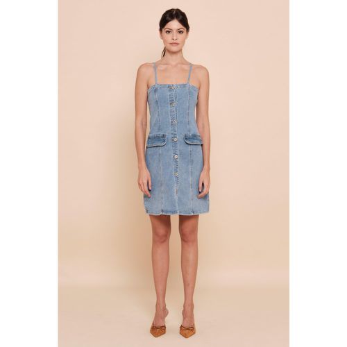 Robe denim courte à bretelle | Couleur: | Taille: M - Naumy - Modalova