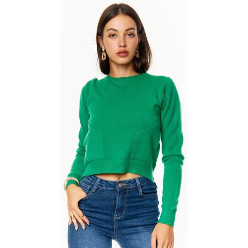 Pull court col rond roulotté | Couleur: | Taille: L/XL - My Store - Modalova