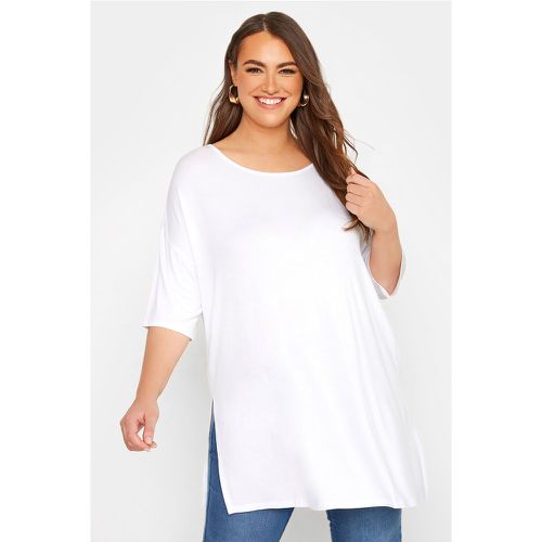 Tshirt Oversize Long En Jersey , Grande Taille & Courbes - Yours - Modalova