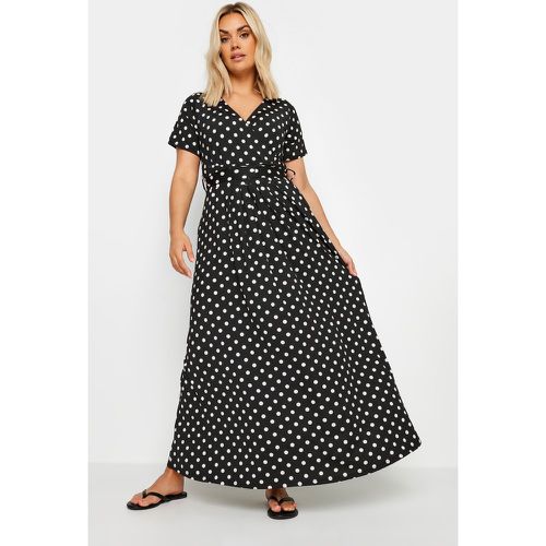 Robe Maxi Design À Pois Cachecoeur , Grande Taille & Courbes - Yours - Modalova