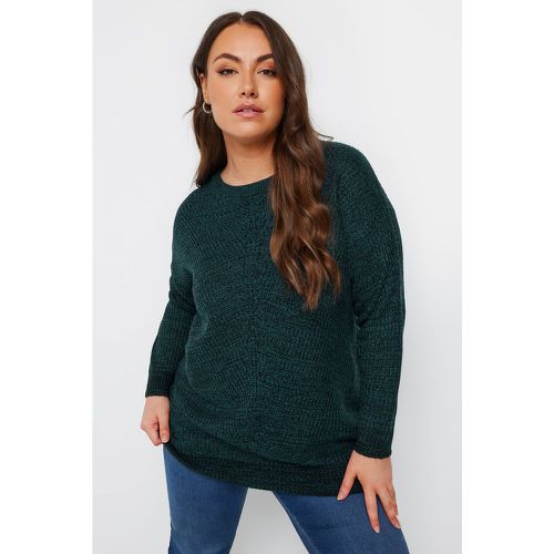 Curve Essential Dark Green Knitted Jumper, Grande Taille & Courbes - Yours - Modalova