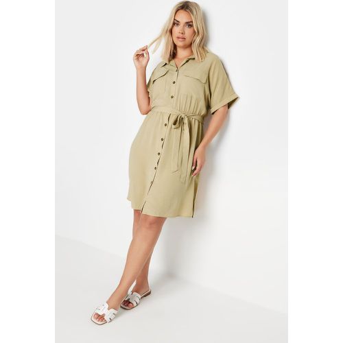 Robe Beige Utility Ceinture À La Taille , Grande Taille & Courbes - Yours - Modalova