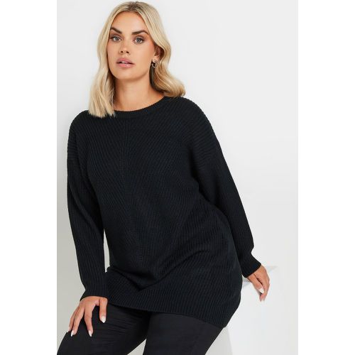 Pull Long Nervuré En Maille, Grande Taille & Courbes - Yours - Modalova