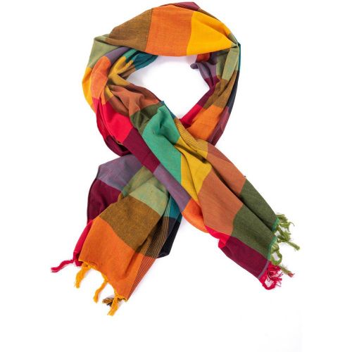 Chèche - Foulard coton Népal - Fantazia - Modalova