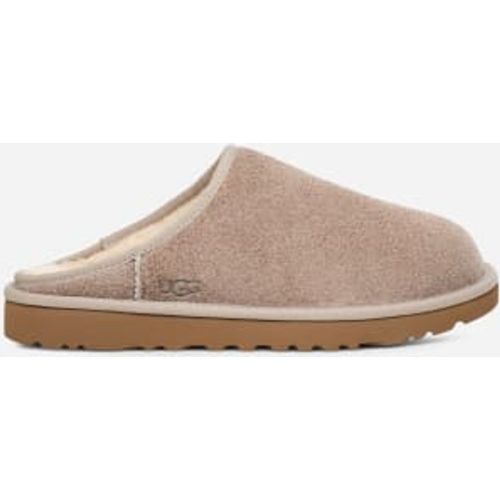 Chausson à enfiler en daim Classic Shaggy | UE in Beige, Taille 38 - Ugg - Modalova