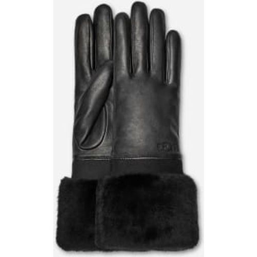 Gant en cuir avec revers en peau de mouton in , Taille L, Shearling/Cuir - Ugg - Modalova