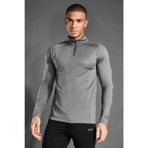 Top ajusté à col cheminée - MAN Active homme - XS - Boohooman - Modalova