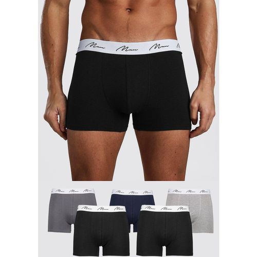 Lot de 5 boxers à inscriptions MAN - S - Boohooman - Modalova